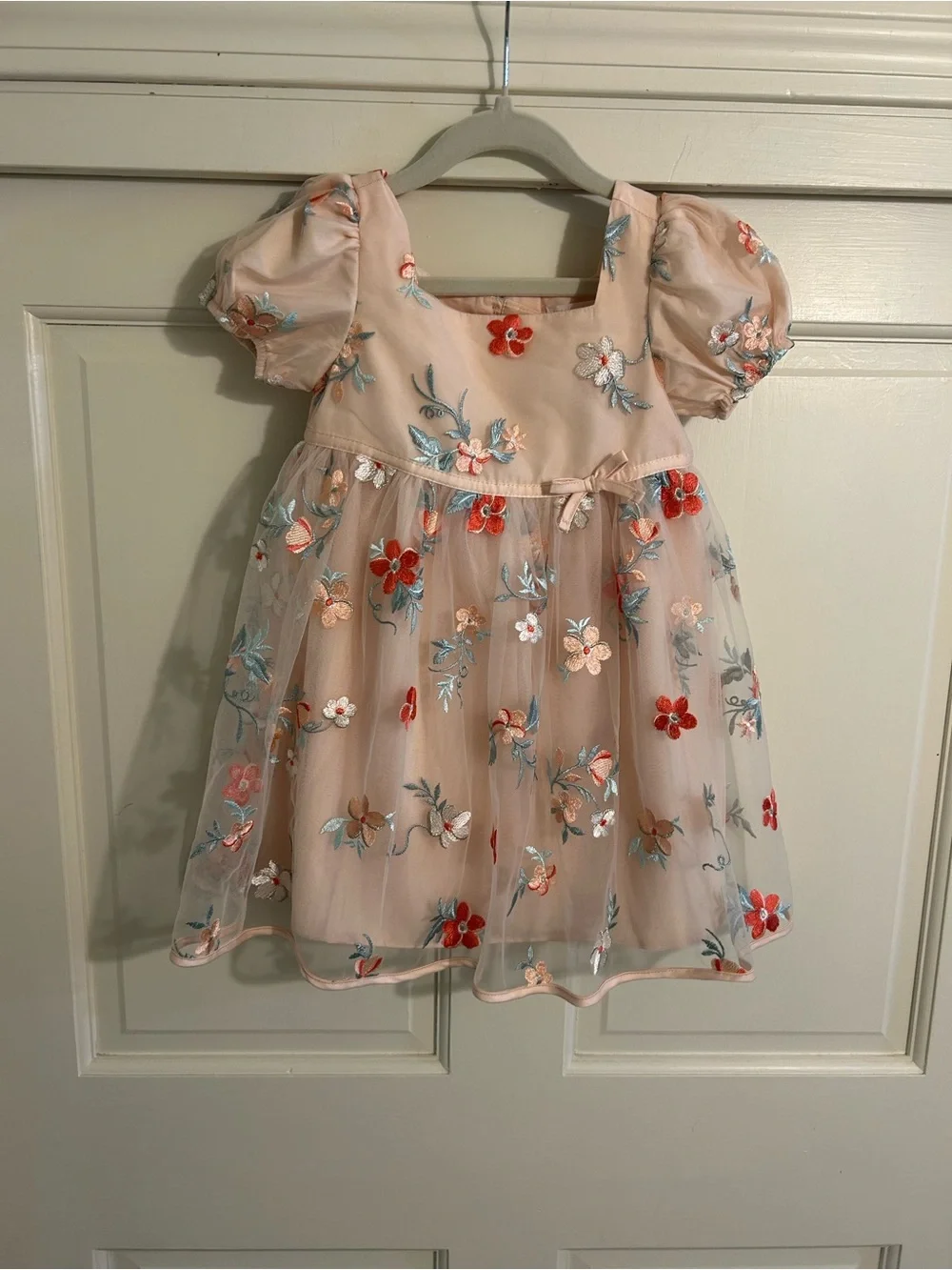 Christian Siriano Pink Floral Embroidered Dress